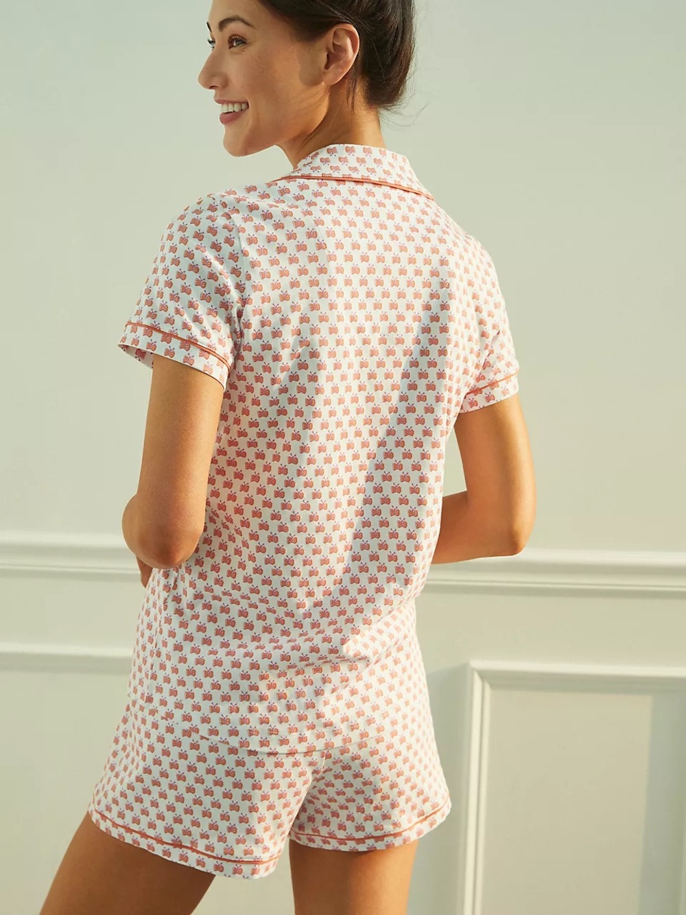 Roller Rabbit Mariposa Butterfly Short Pajama Set Extra Small